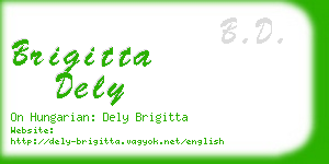 brigitta dely business card